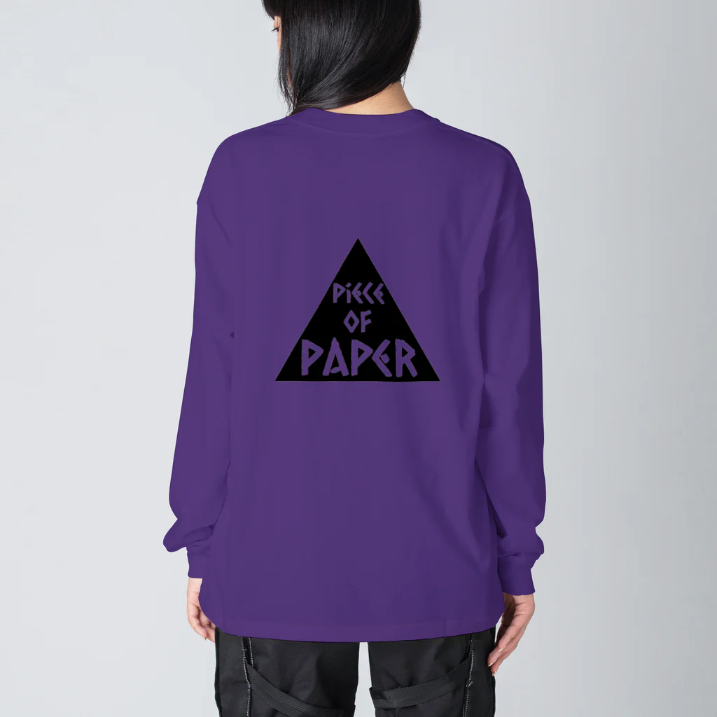 piece of paper skateboardingのpiece of paper skateboarding Big Long Sleeve T-Shirt