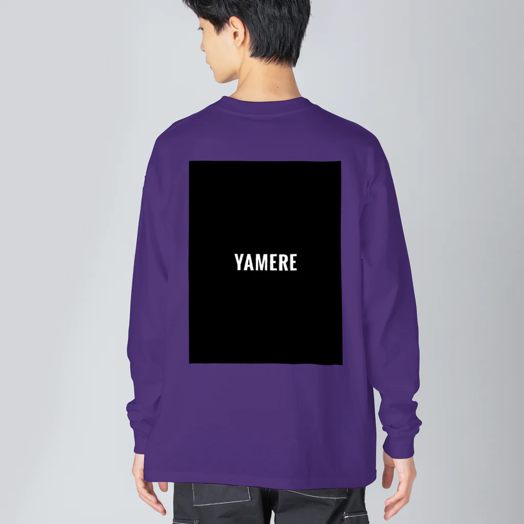 やめれショップのYAMERE（ブラック） Big Long Sleeve T-Shirt