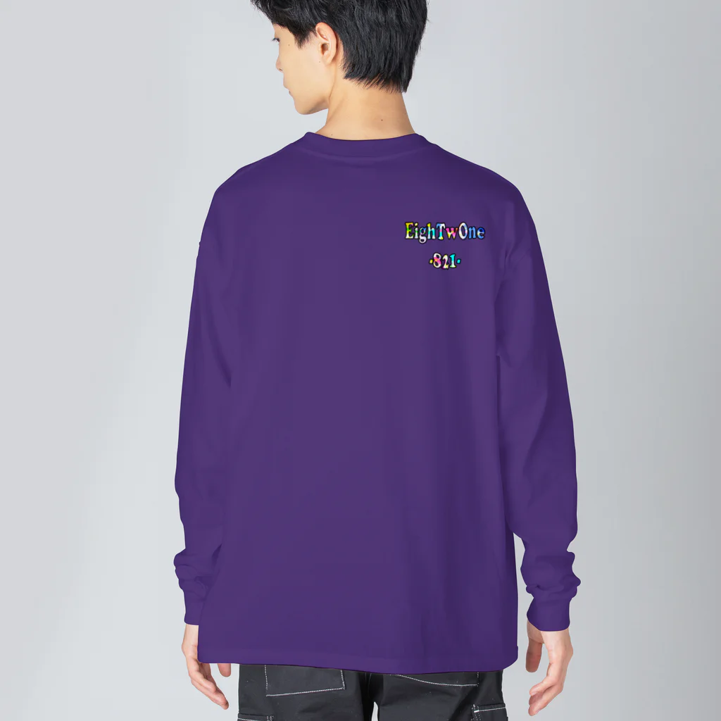 ストリートファッションはEighTwOne-821-(えいとぅーわん はちにーいち)のボックスLOGO Big Long Sleeve T-Shirt