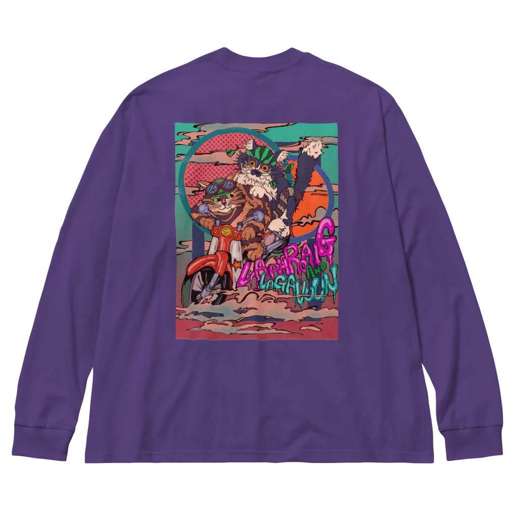 ねこのLAPHCONESSのラフヴーリンロゴ Big Long Sleeve T-Shirt