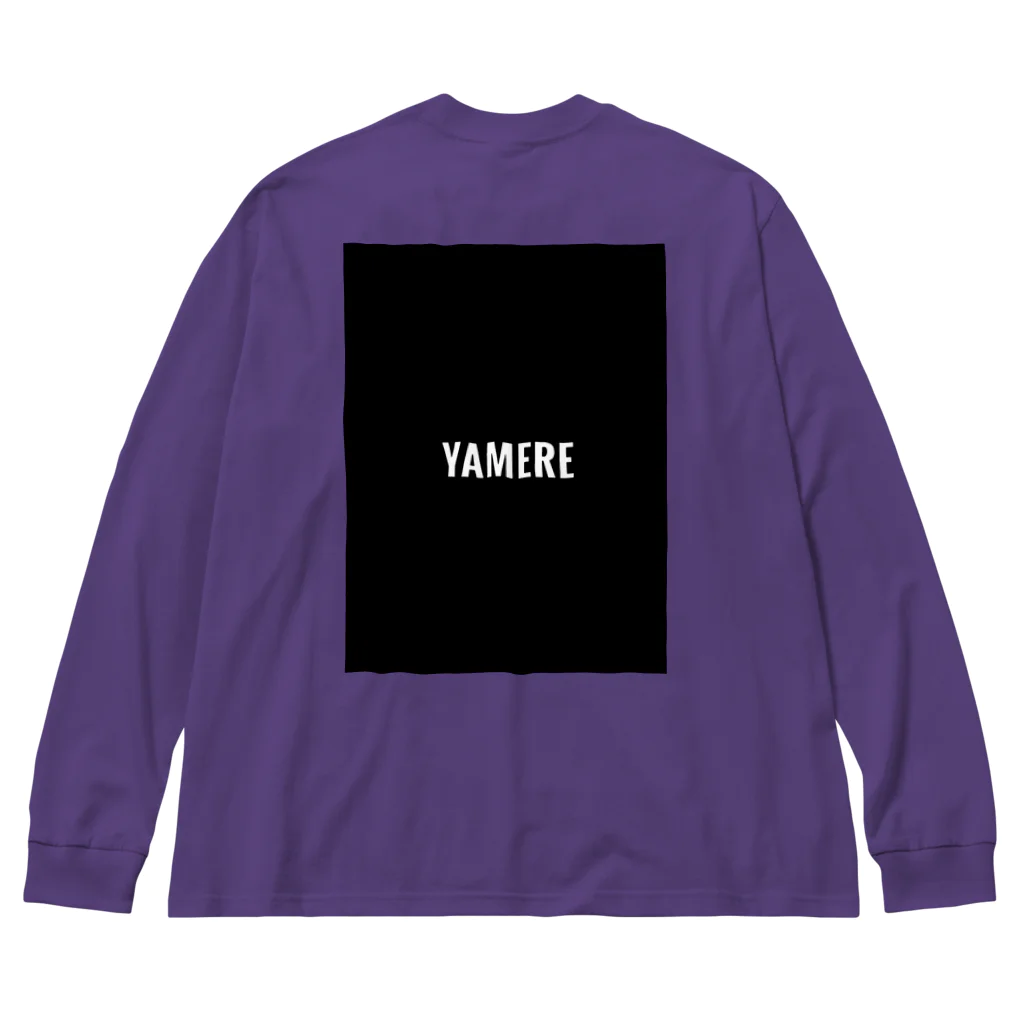 やめれショップのYAMERE（ブラック） Big Long Sleeve T-Shirt