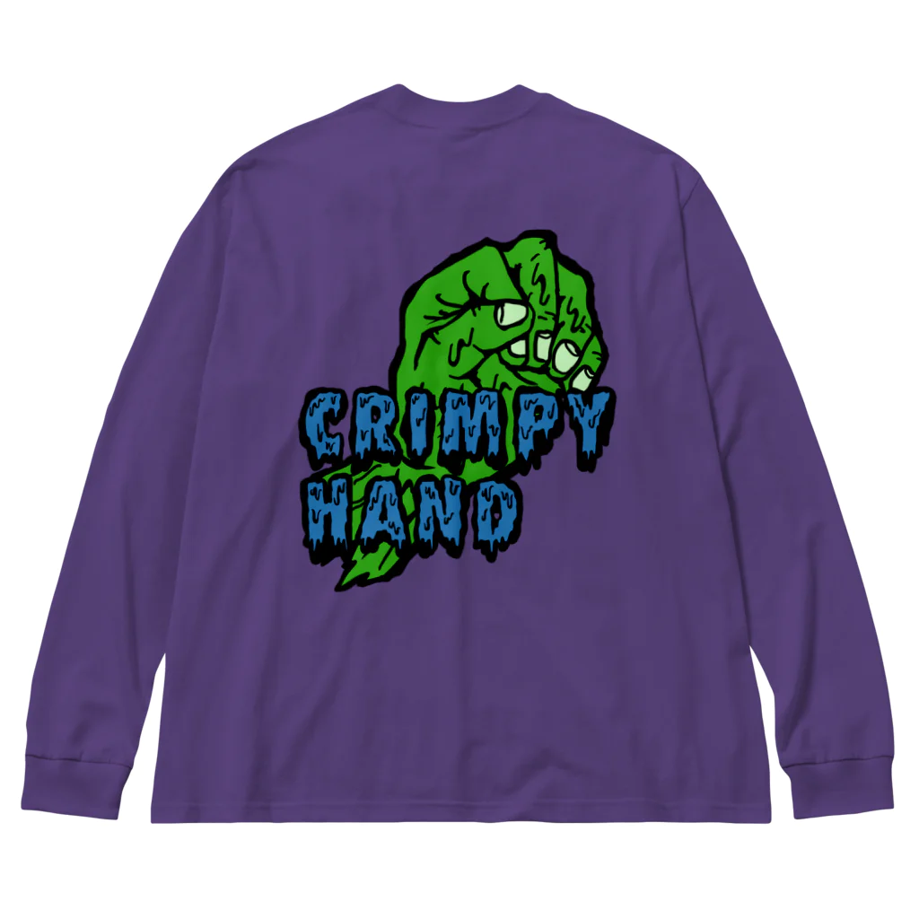 Saicho公式ショップのCrimpy Hand Logo Big Long Sleeve T-Shirt