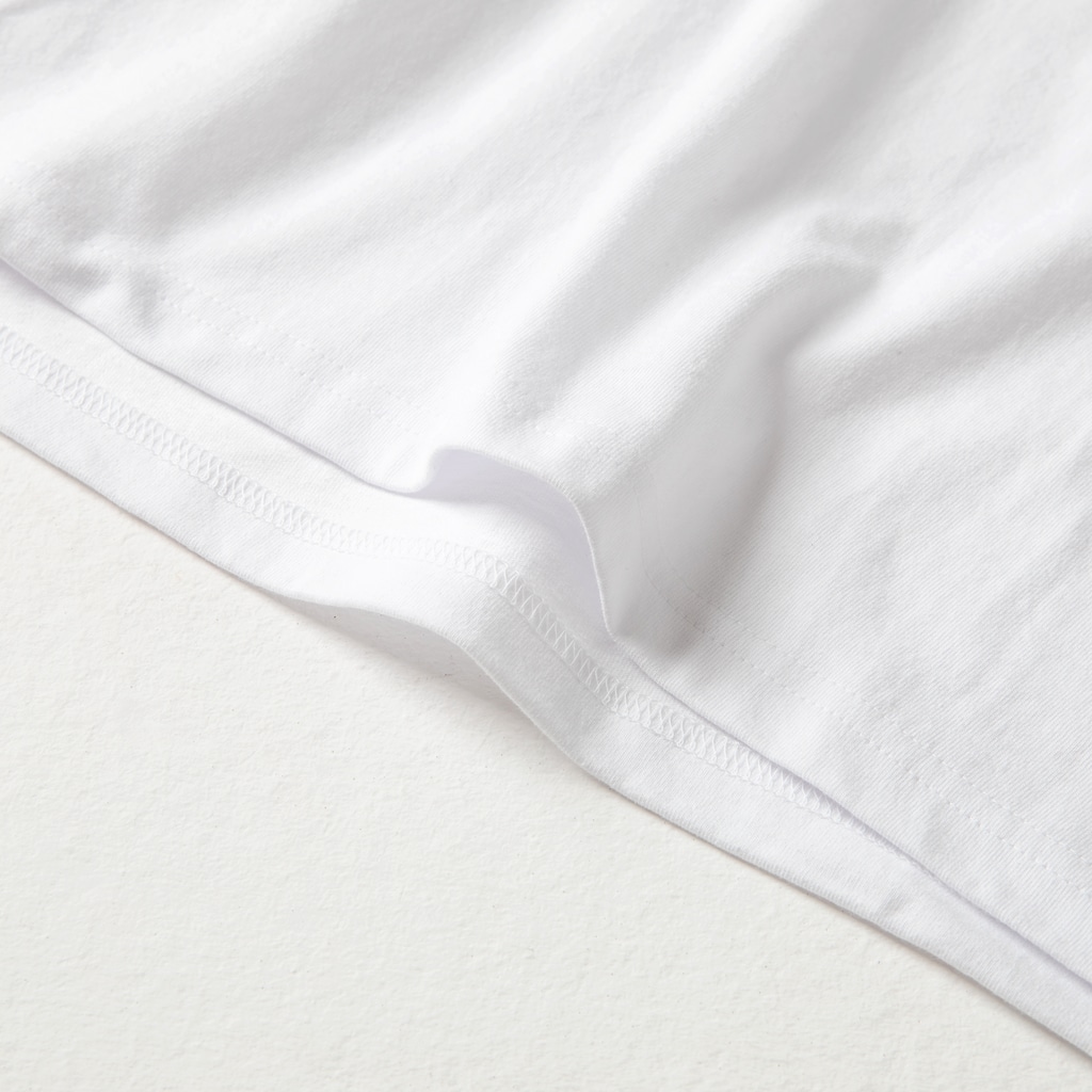 でおきしりぼ子の夕焼けすぎる雲-正方形 Big Long Sleeve T-Shirt :hem