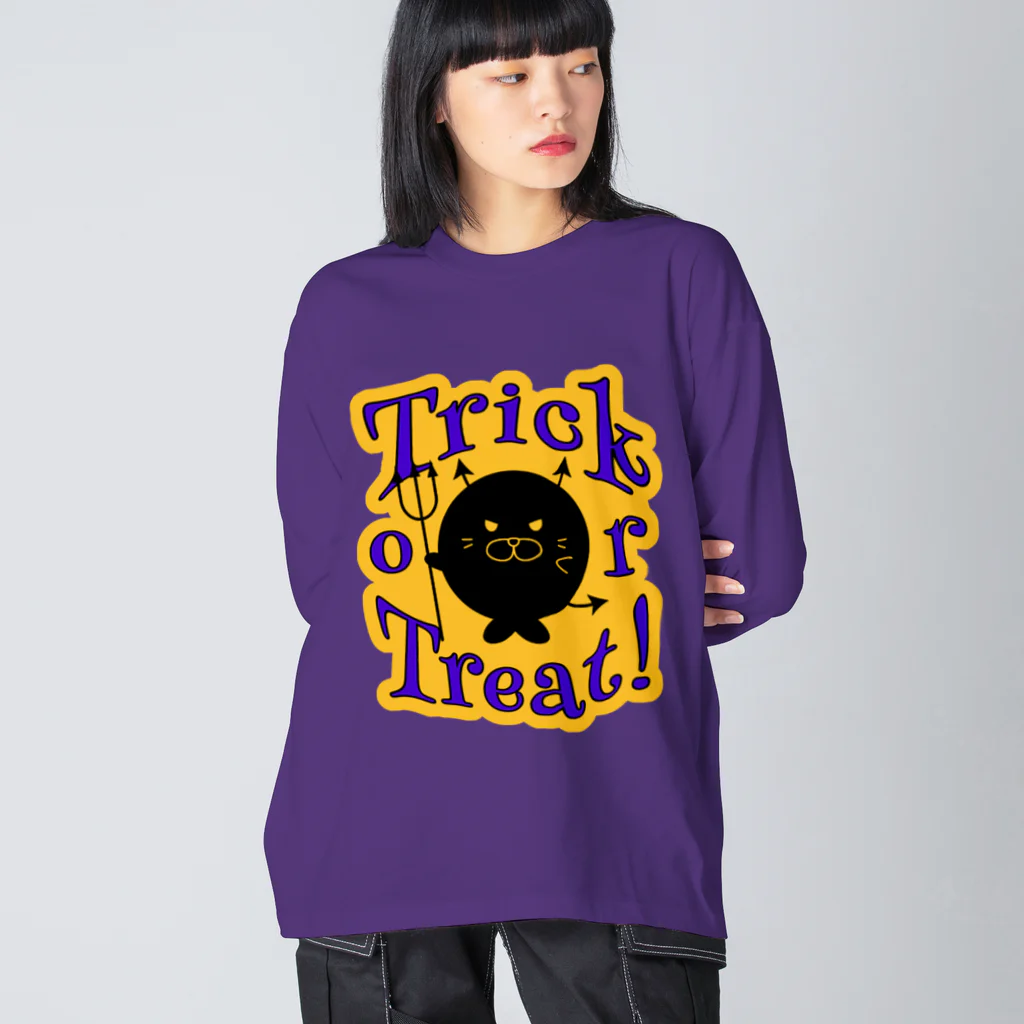 太郎丸のあくまる。とハロウィン ビッグシルエットロングスリーブTシャツ