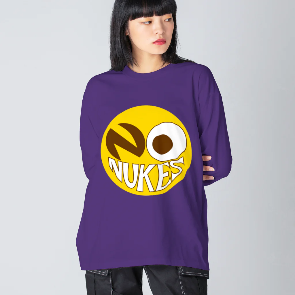 Chou InoのNO NUKES SMILE ビッグシルエットロングスリーブTシャツ