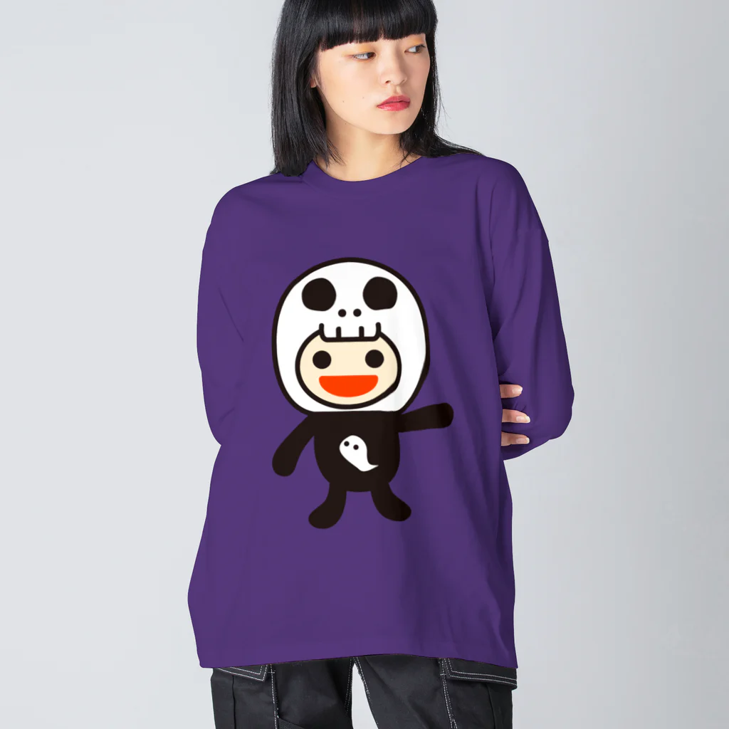 ヨープキャンが気になったのホネっ子 Big Long Sleeve T-Shirt