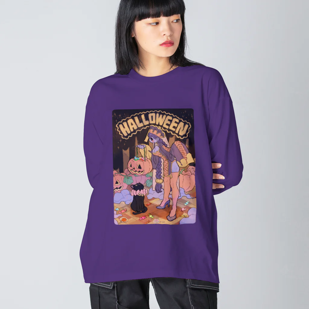 OKOCOのHALLOWEEN_Jiangxi ビッグシルエットロングスリーブTシャツ