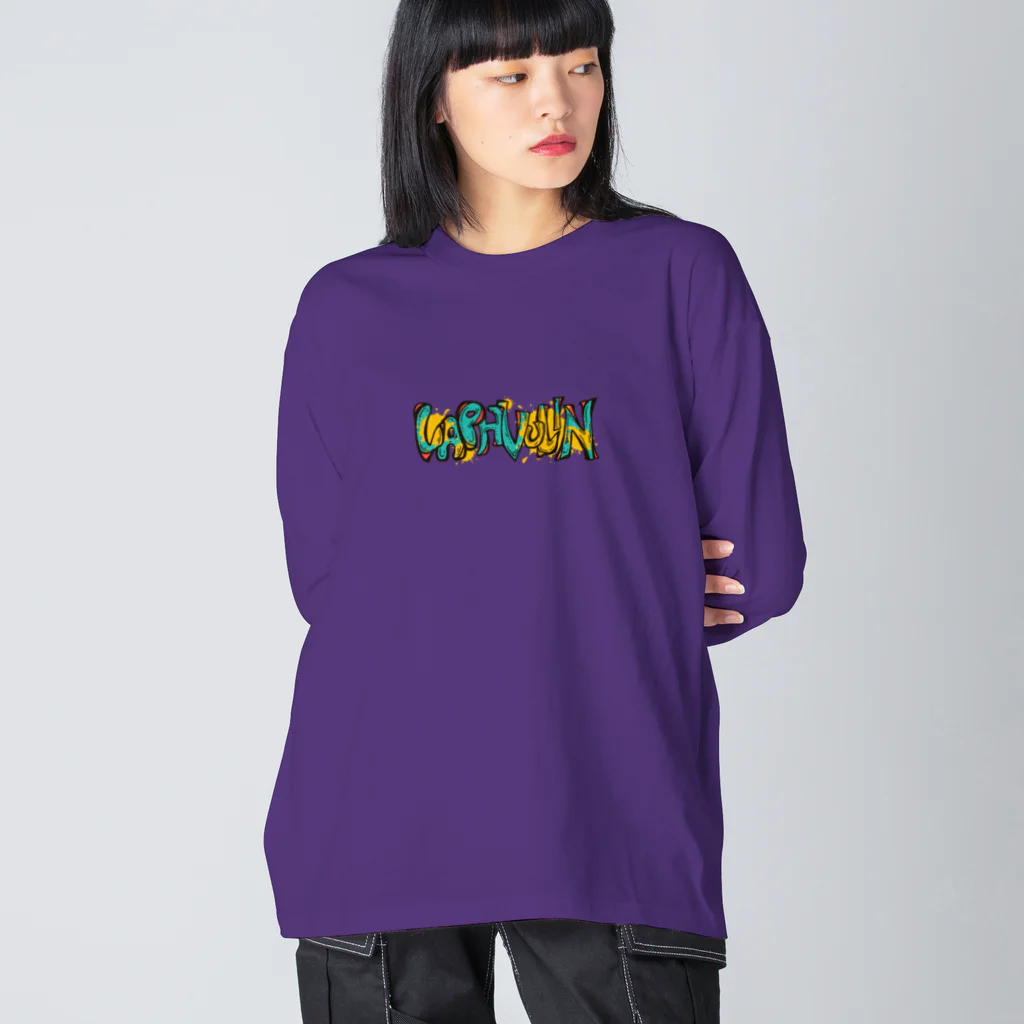 ねこのLAPHCONESSのラフヴーリンロゴ Big Long Sleeve T-Shirt