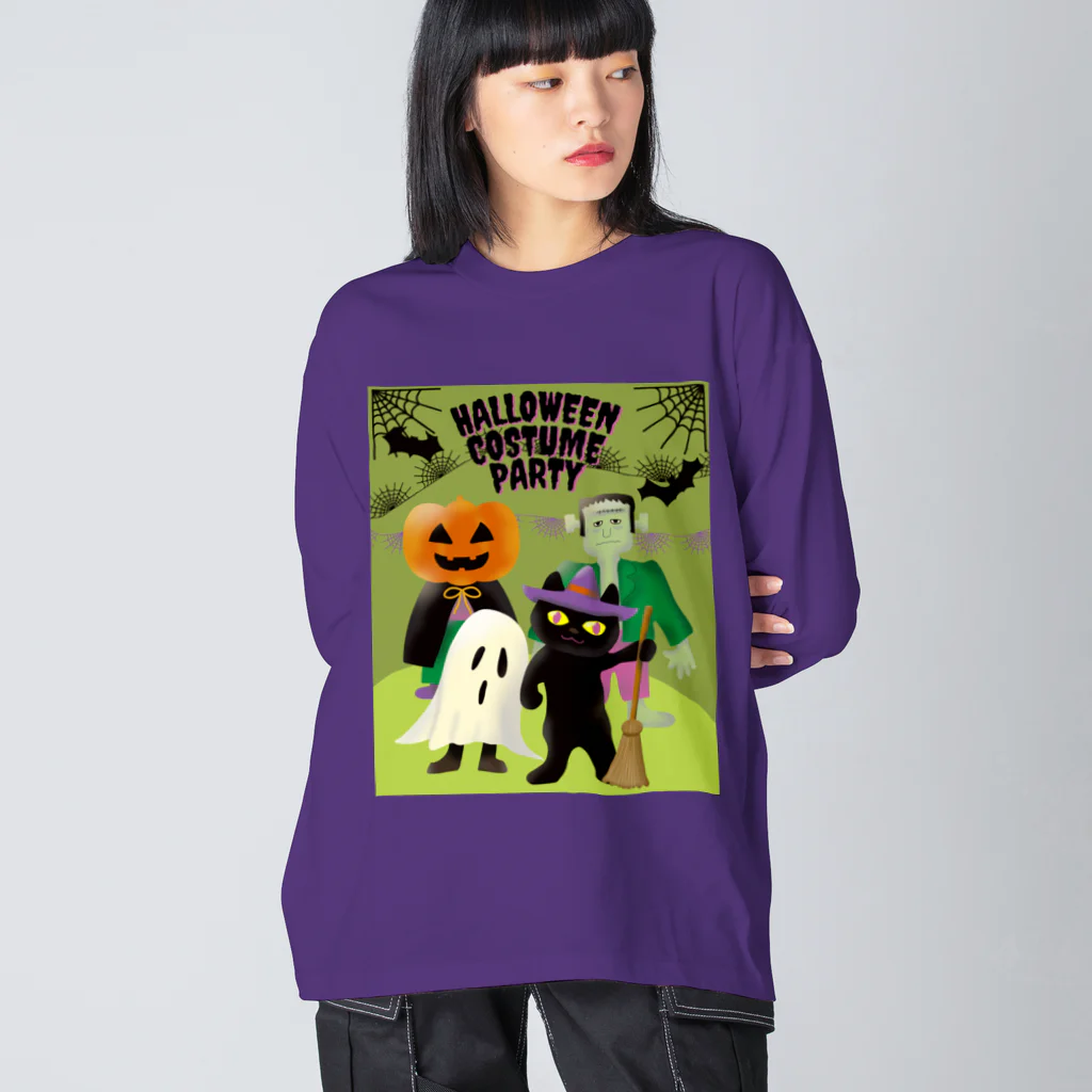 satoharuのハロウィンの仮装パーティー Big Long Sleeve T-Shirt