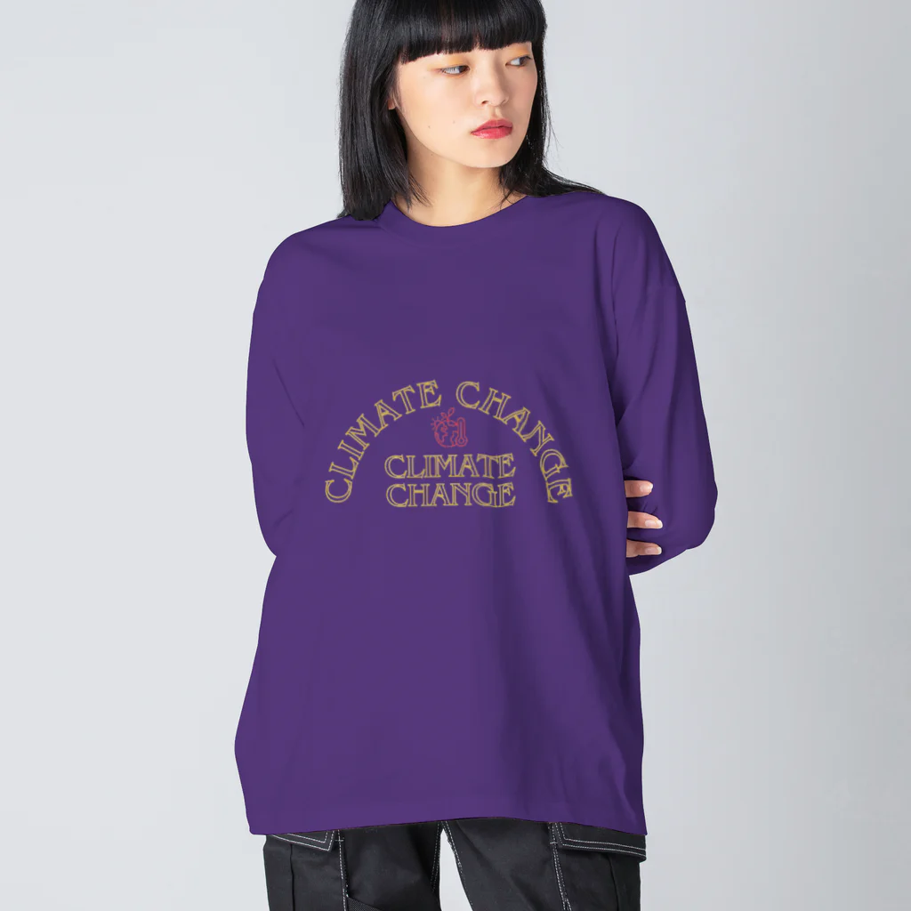 garireoのCLIMATE CHANGE（気候変動） Big Long Sleeve T-Shirt