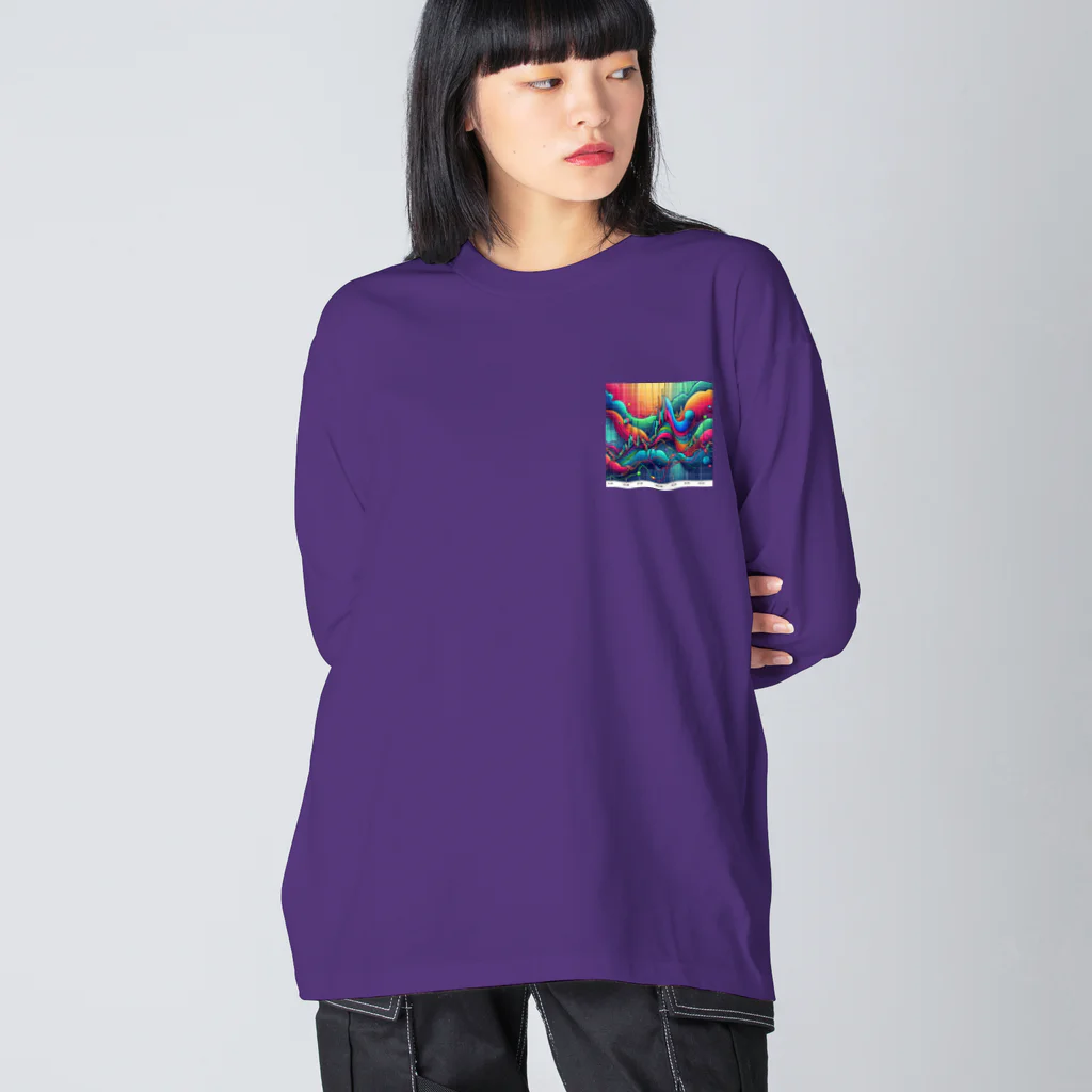 koyayubiのボリンジャーバンド Big Long Sleeve T-Shirt