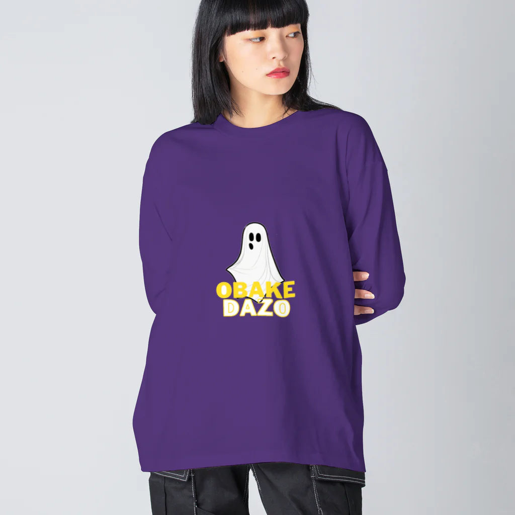 mame SHOPのOBAKEDAZO👻 ビッグシルエットロングスリーブTシャツ