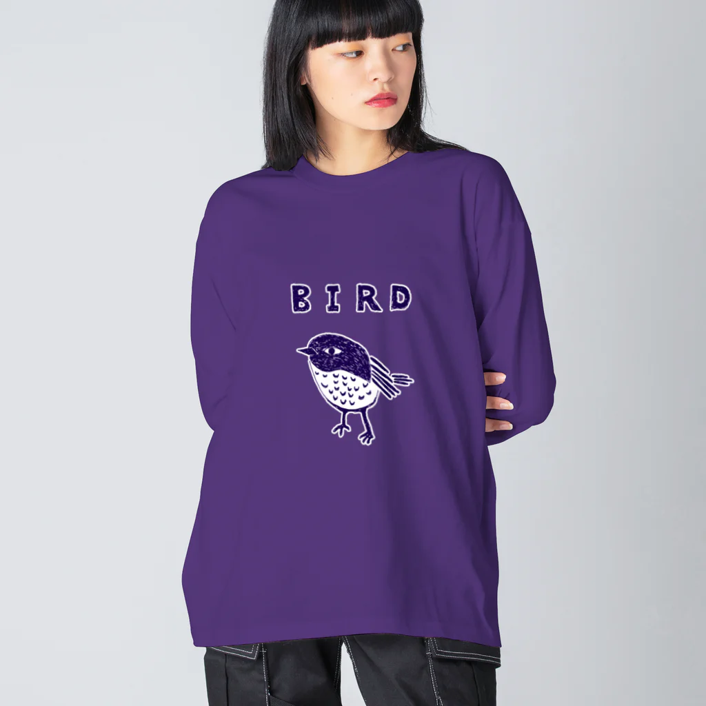 NIKORASU GOのトリマニア専用デザイン「BIRD」（Tシャツ・パーカー・グッズ・ETC） Big Long Sleeve T-Shirt