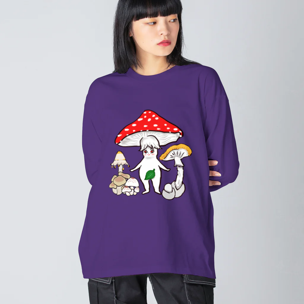 dokukinoko1000の毒キノコのべにてんくん Big Long Sleeve T-Shirt