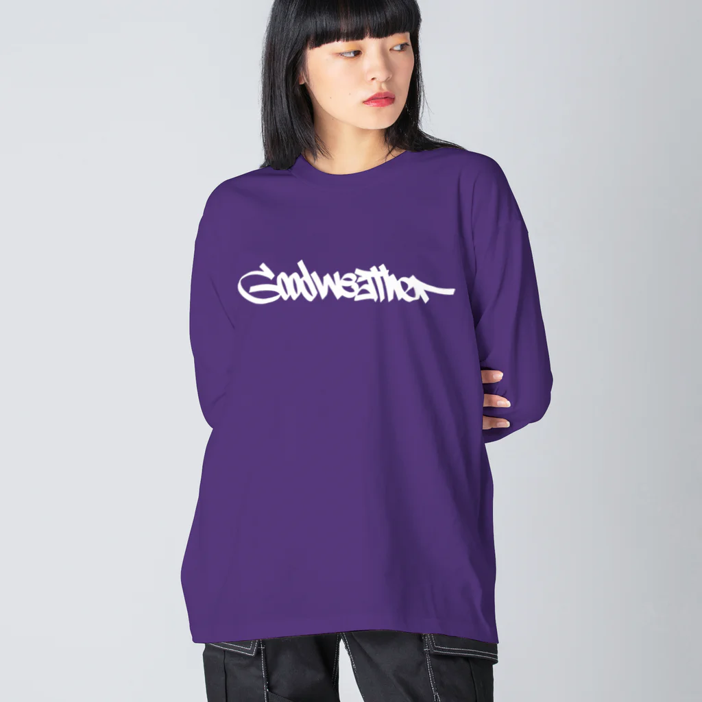 GOODWEATHERのGOODWEATHER logo  Tee ビッグシルエットロングスリーブTシャツ