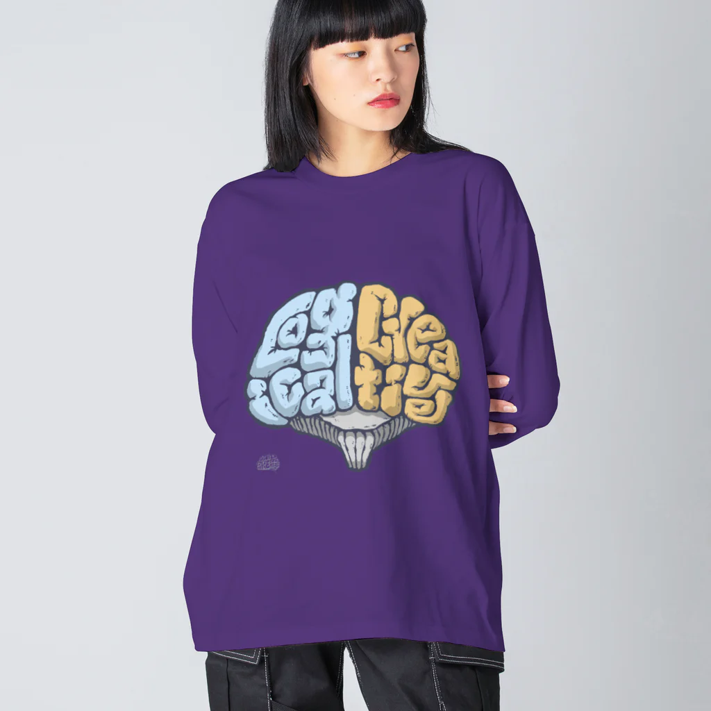 MadPurenessの「頭脳」Logical   Creative ビッグシルエットロングスリーブTシャツ