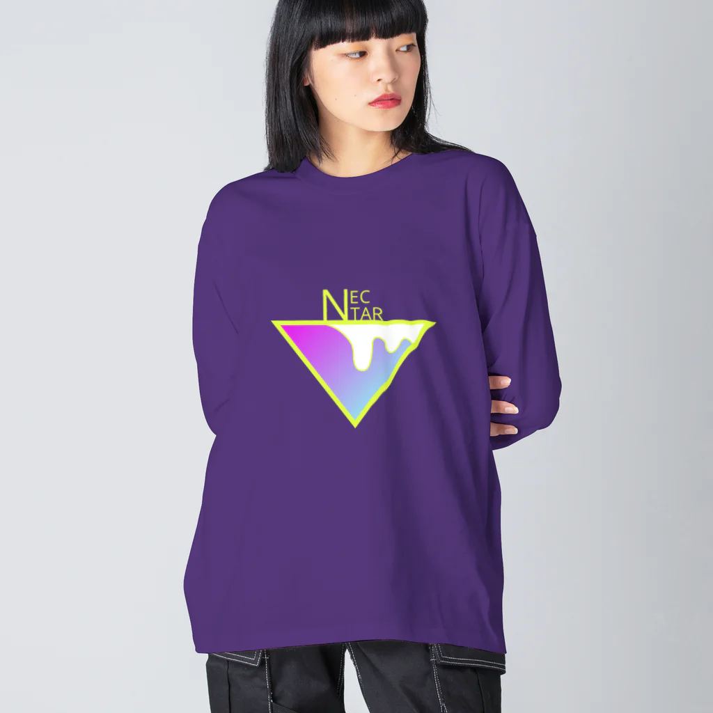 NectarのGaril old logo Big Long Sleeve T-Shirt