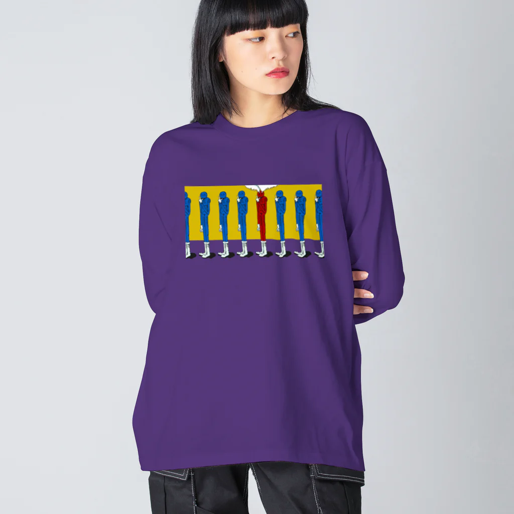 nullの右にならえ!(透過ver) Big Long Sleeve T-Shirt