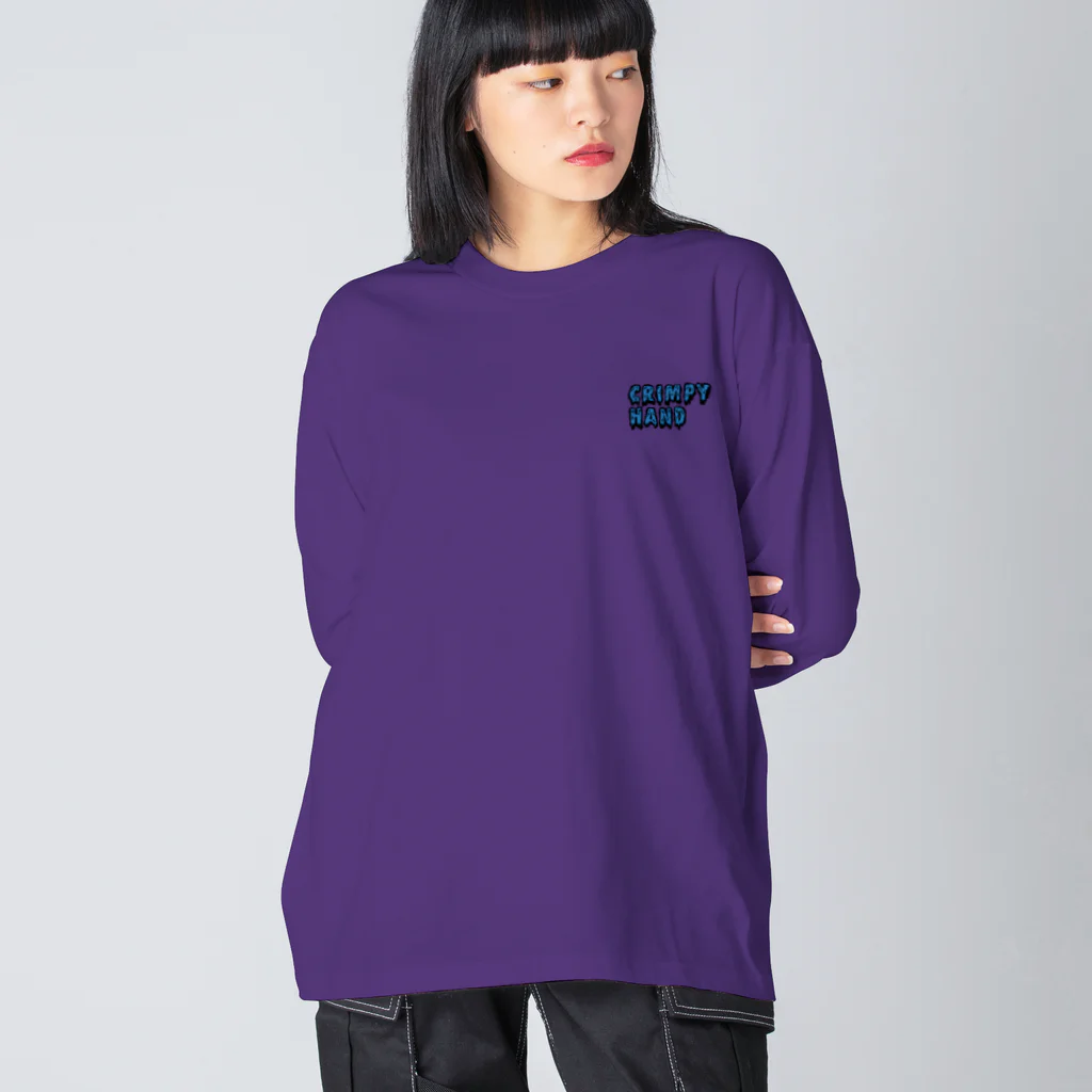 Saicho公式ショップのCrimpy Hand Logo ビッグシルエットロングスリーブTシャツ