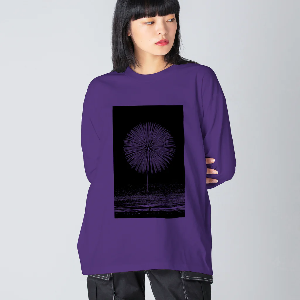 MomenTees ANNEXの布花火 Big Long Sleeve T-Shirt