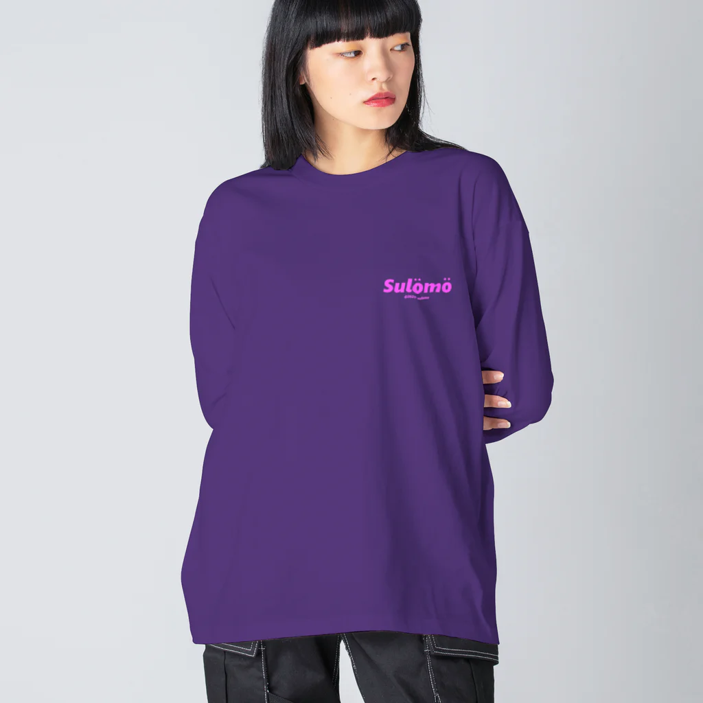 Sulomoのsoap bubble shirt L/S ビッグシルエットロングスリーブTシャツ