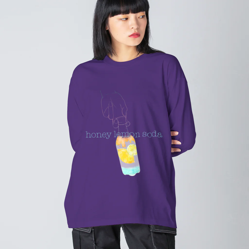 脳内乙女回路のhoneylemonsoda ビッグシルエットロングスリーブTシャツ