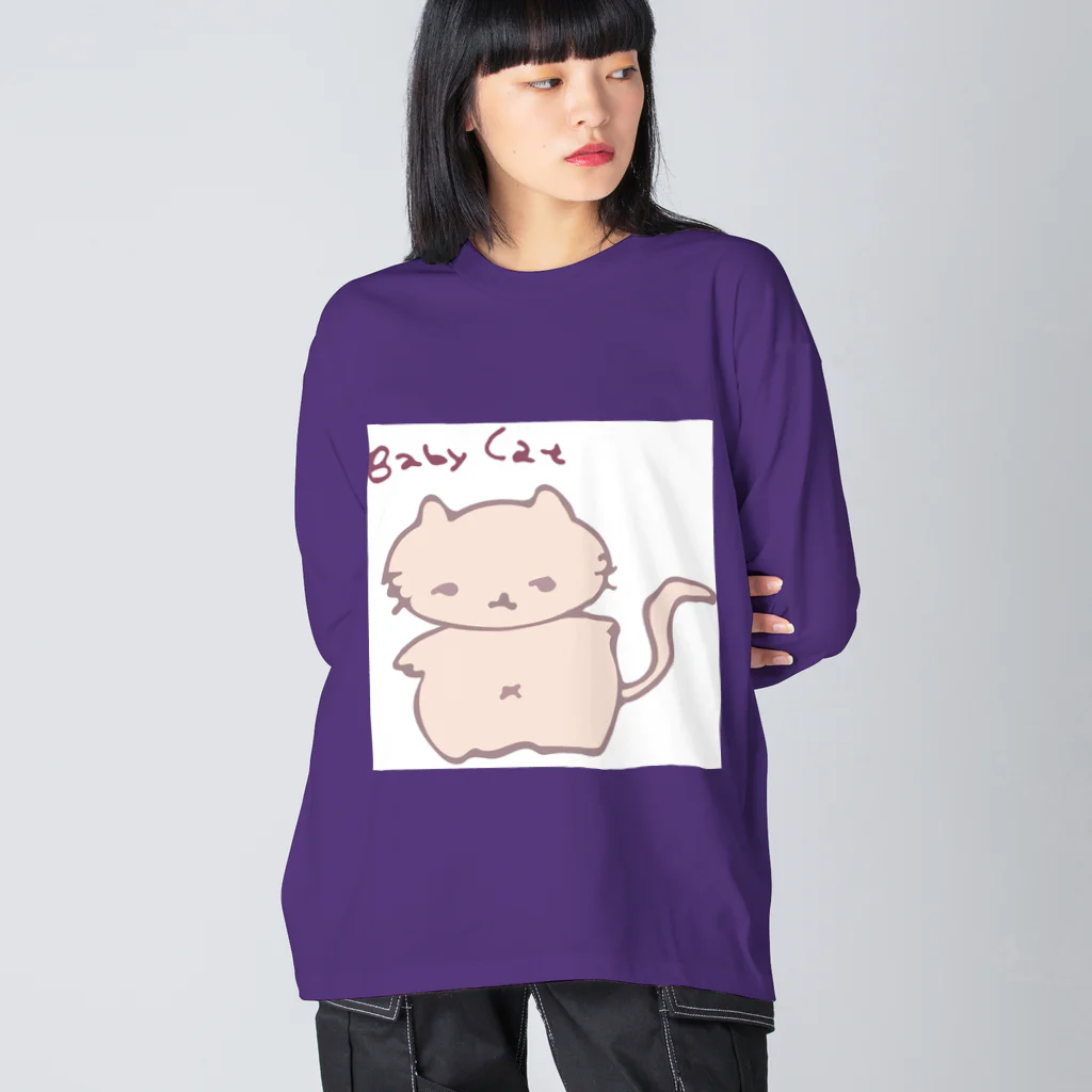 starseed🌟ねこのBabycat ビッグシルエットロングスリーブTシャツ