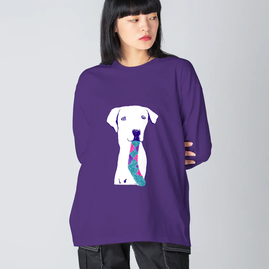 NIKORASU GOのラブラドール（Tシャツ・パーカー・グッズ・ETC） Big Long Sleeve T-Shirt