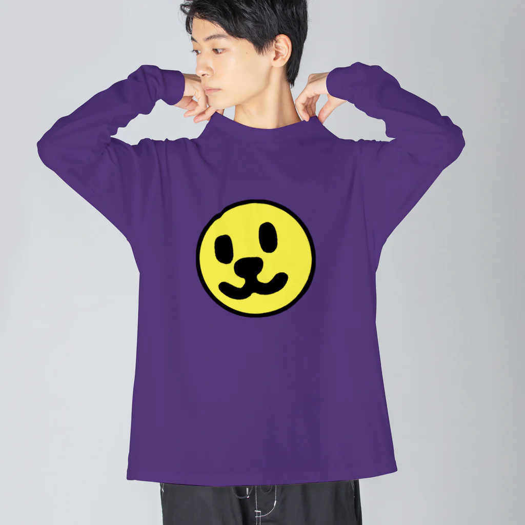 週刊少年ライジングサンズのSmile Face ビッグシルエットロングスリーブTシャツ