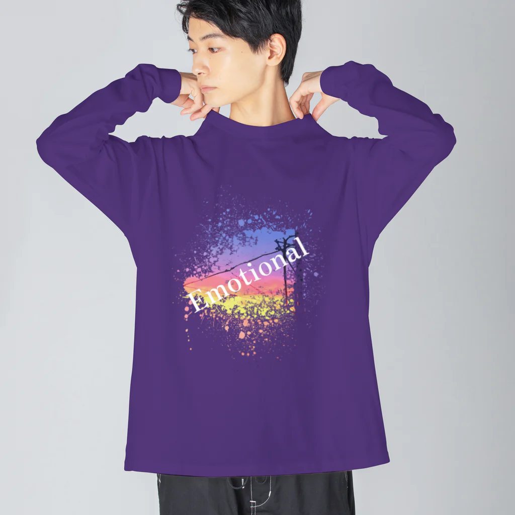 たぬき屋さん。のぶちまけた薄暮 Big Long Sleeve T-Shirt