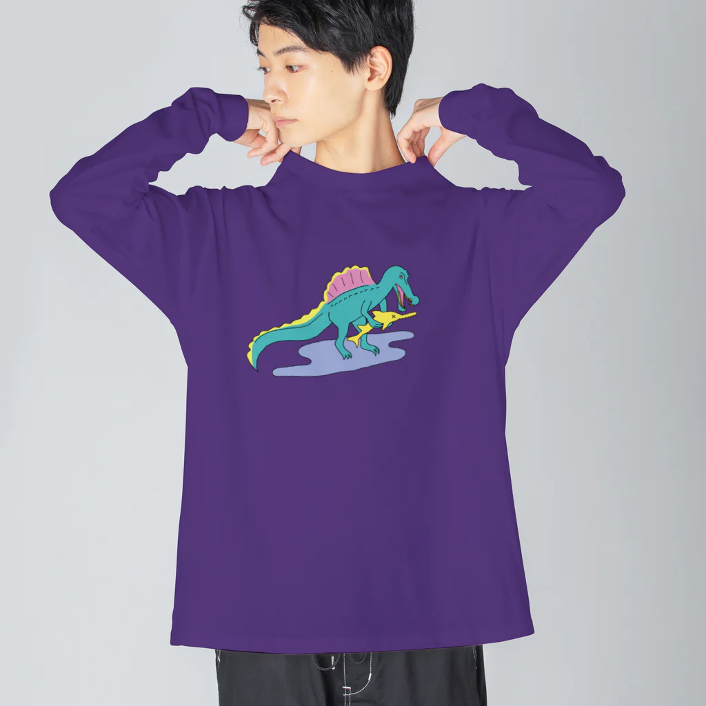 LONESOME TYPE ススのスピノサウルス［3］後期 Big Long Sleeve T-Shirt