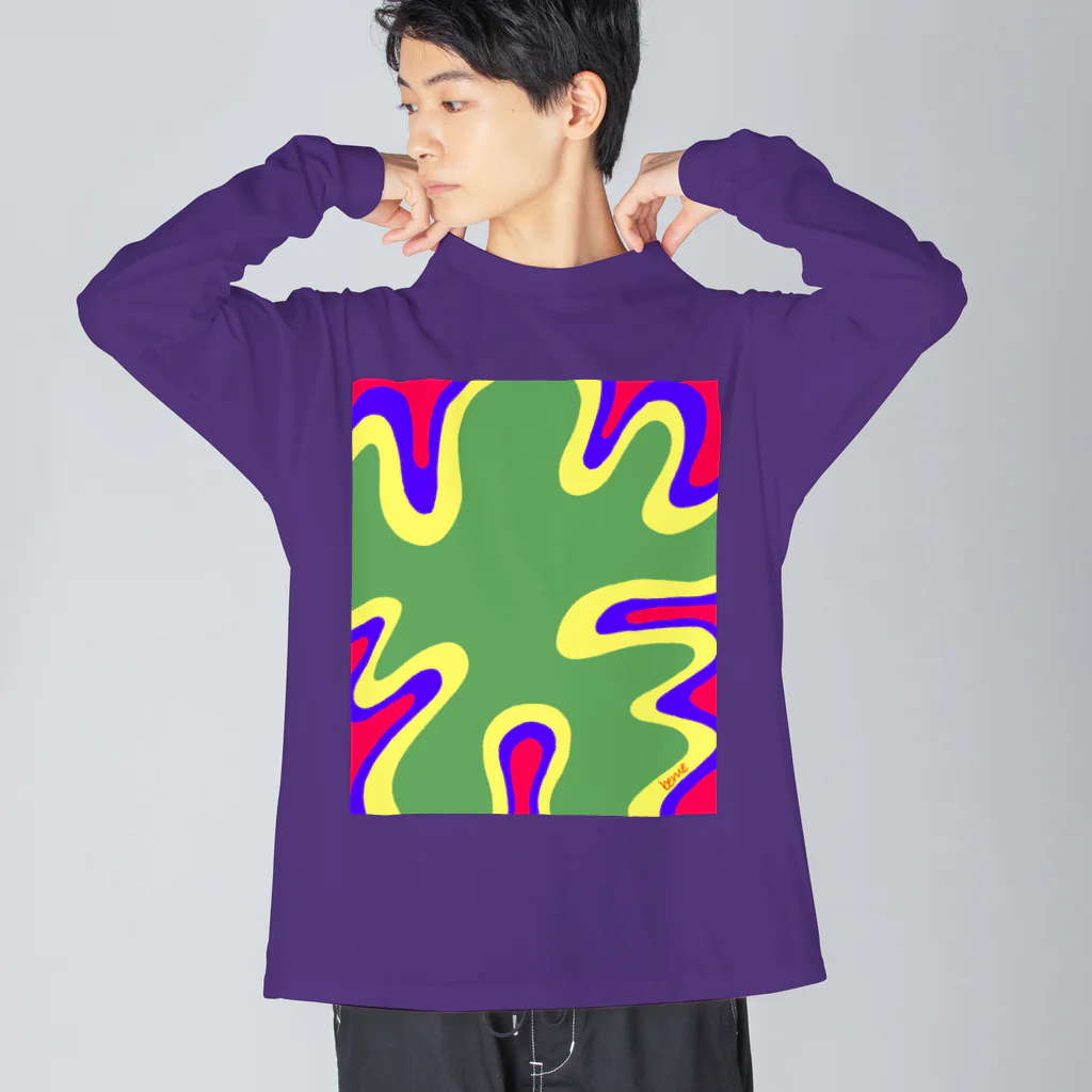 be meのうにょうにょ Big Long Sleeve T-Shirt