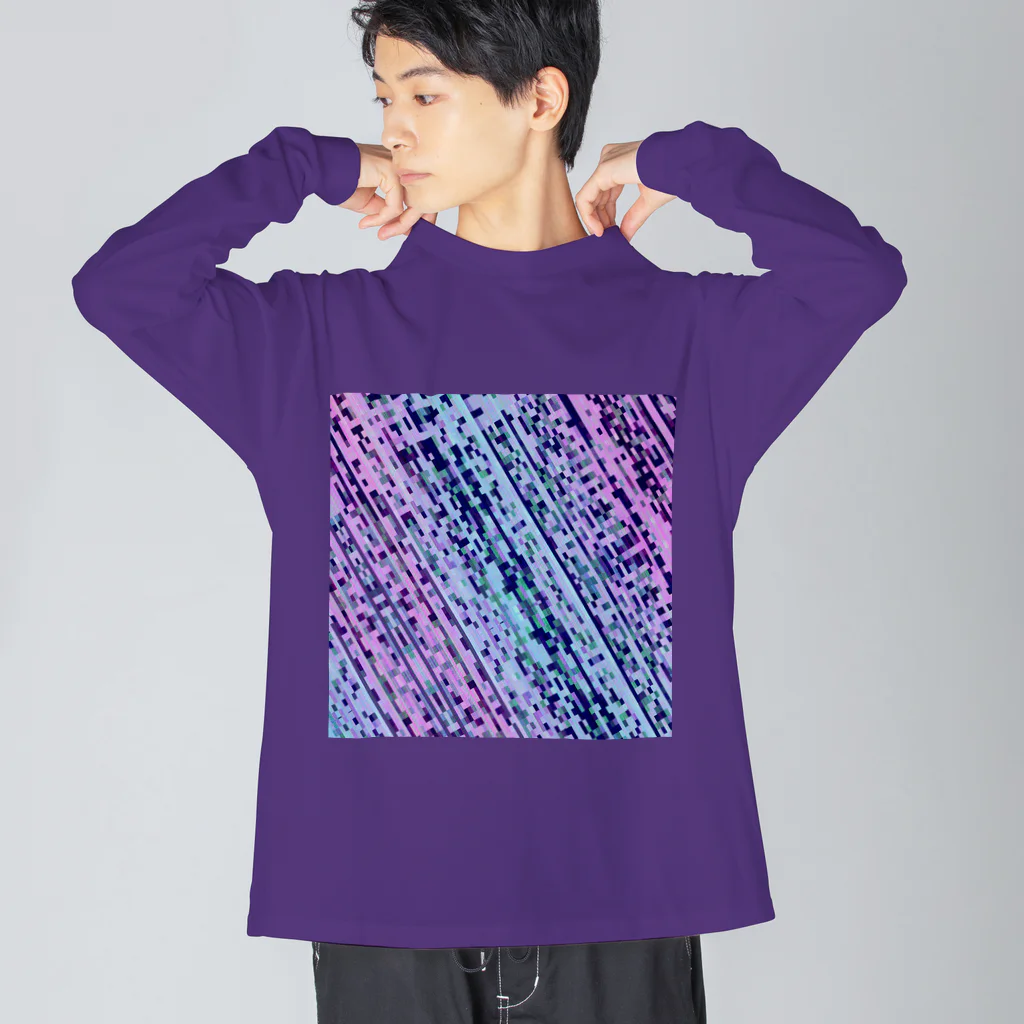 水草の梅雨の雨風 Big Long Sleeve T-Shirt