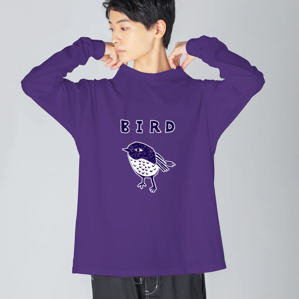 NIKORASU GOのトリマニア専用デザイン「BIRD」（Tシャツ・パーカー・グッズ・ETC） Big Long Sleeve T-Shirt