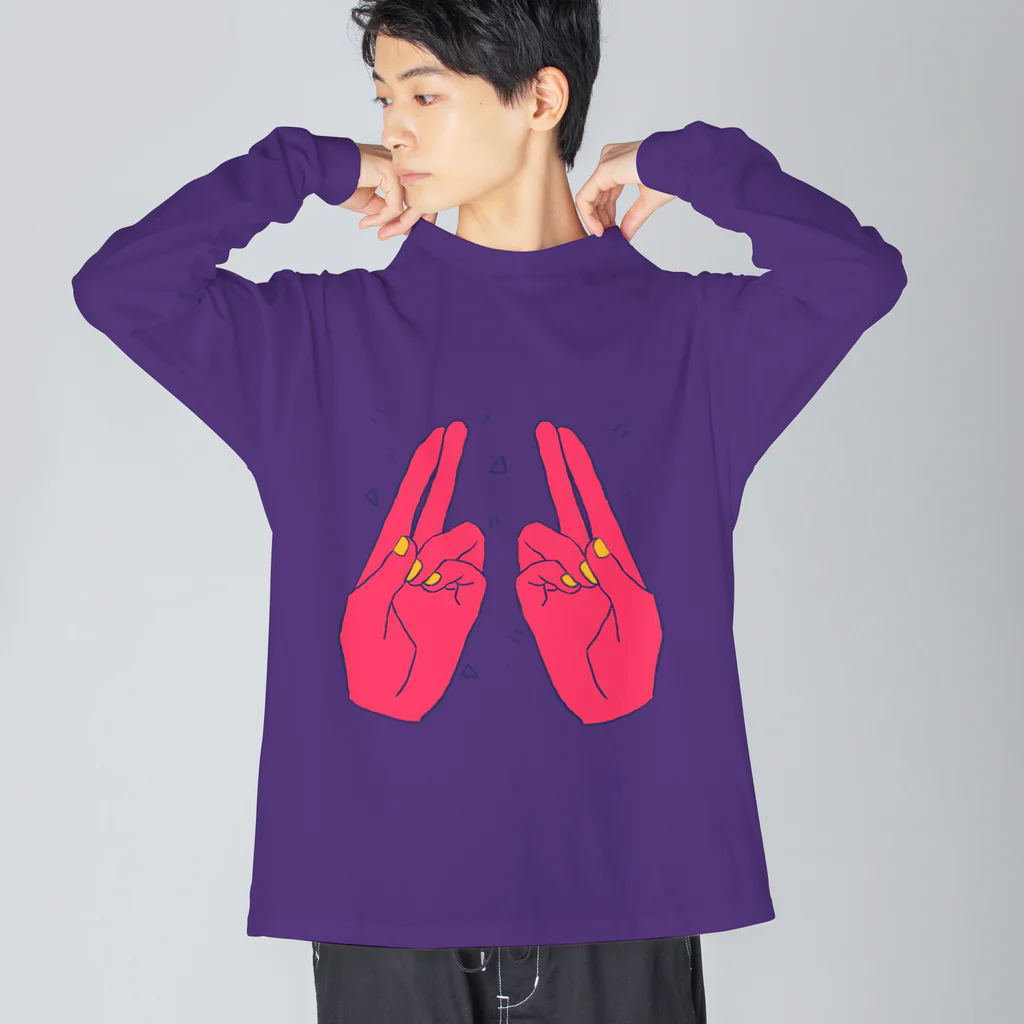 hand and yellowのCHOICHOI ビッグシルエットロングスリーブTシャツ