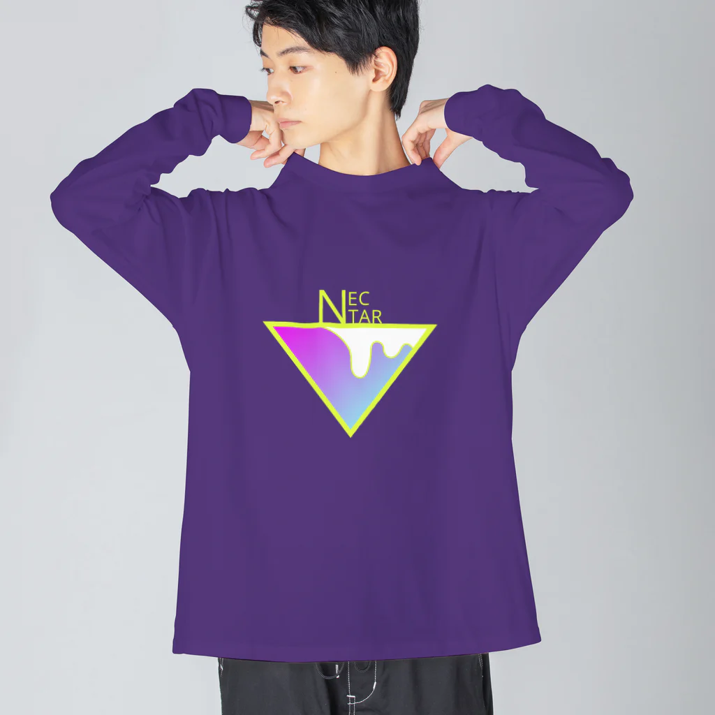 NectarのGaril old logo ビッグシルエットロングスリーブTシャツ