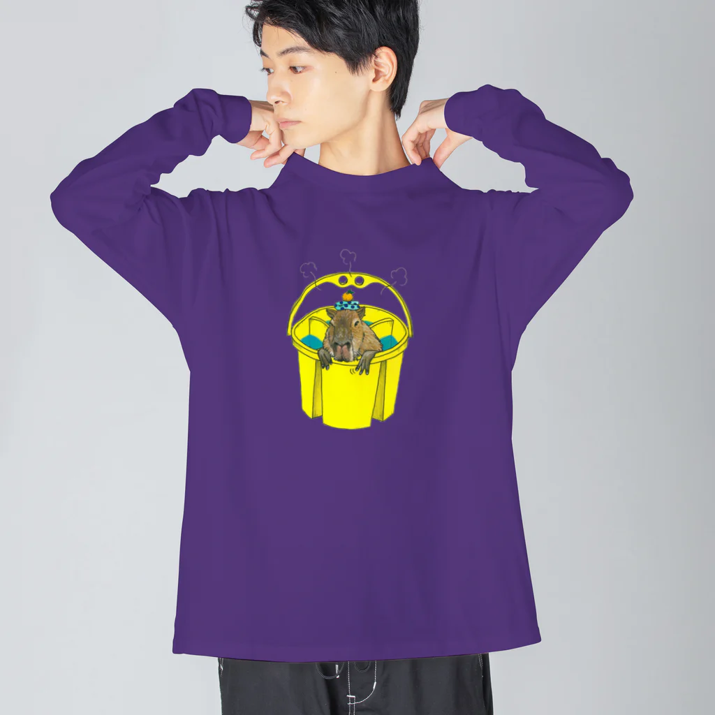 Leee_sanのカピバラ ビッグシルエットロングスリーブTシャツ