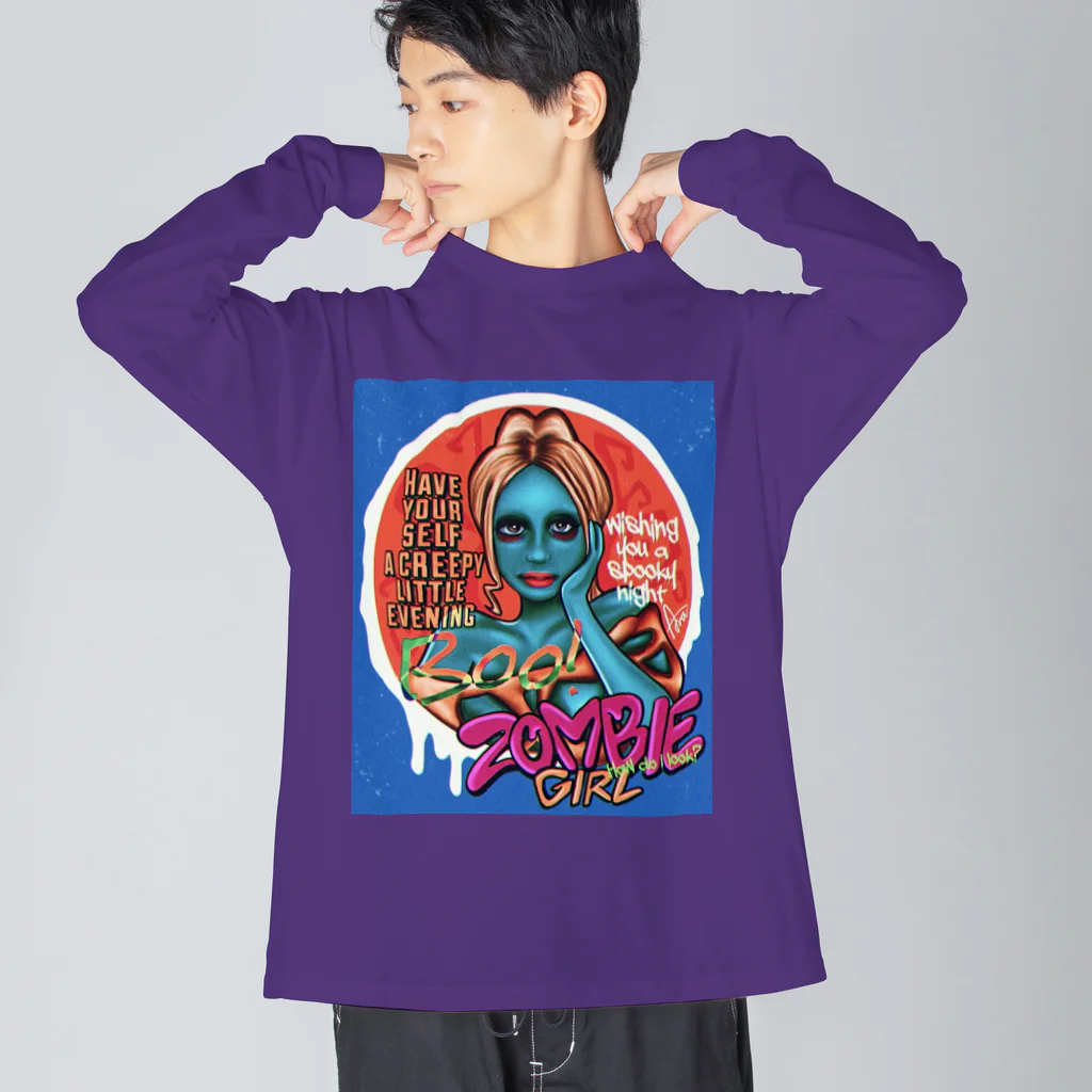 SPLASHYのZOMBIEGIRL SLSY Big Long Sleeve T-Shirt