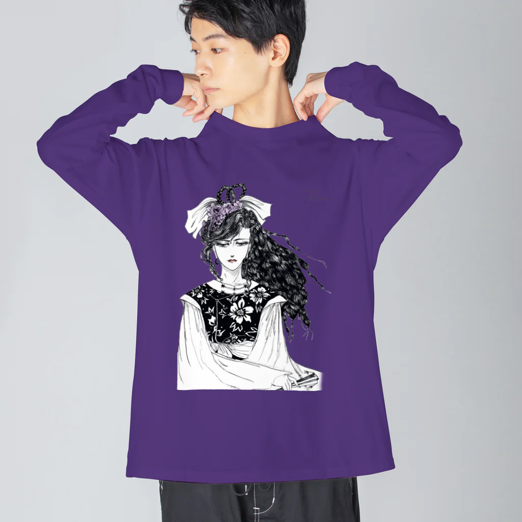 Akikawaのおみせの愁う女 Big Long Sleeve T-Shirt