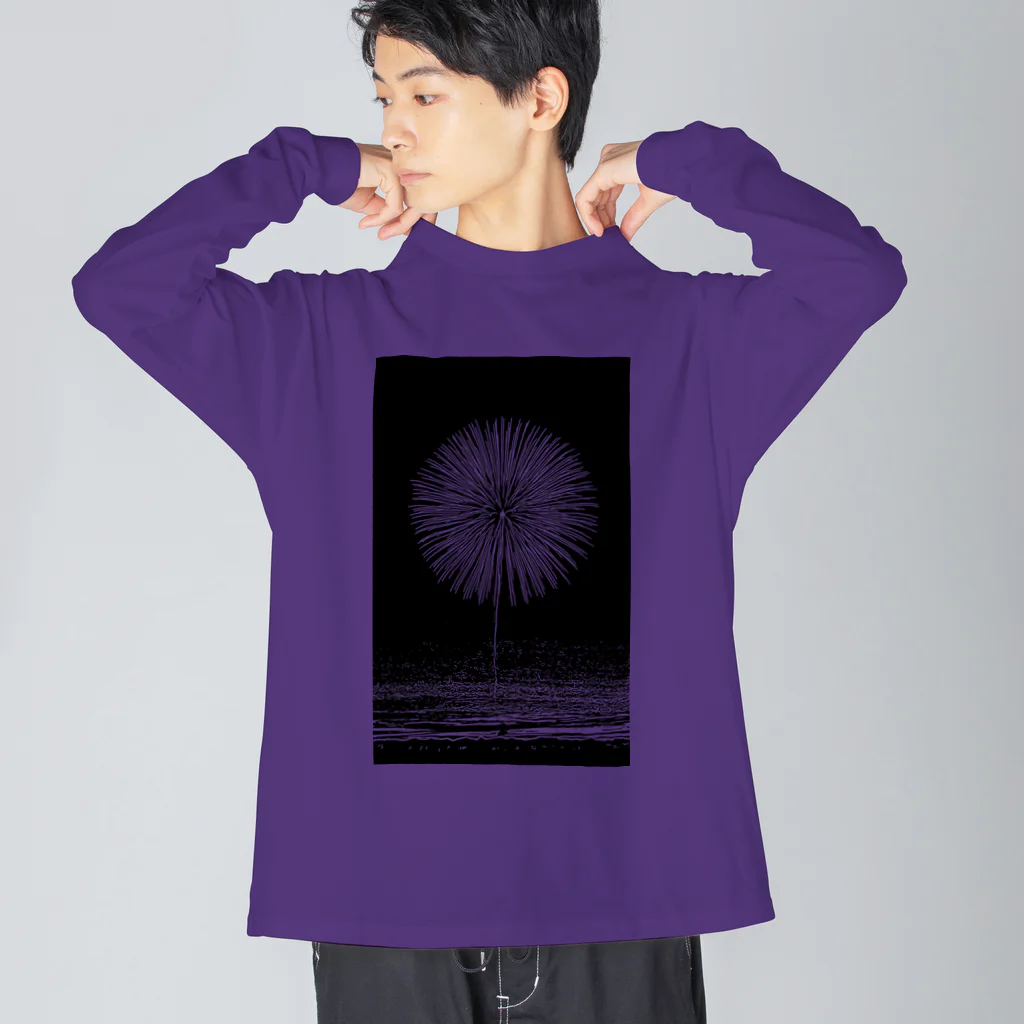 MomenTees ANNEXの布花火 ビッグシルエットロングスリーブTシャツ