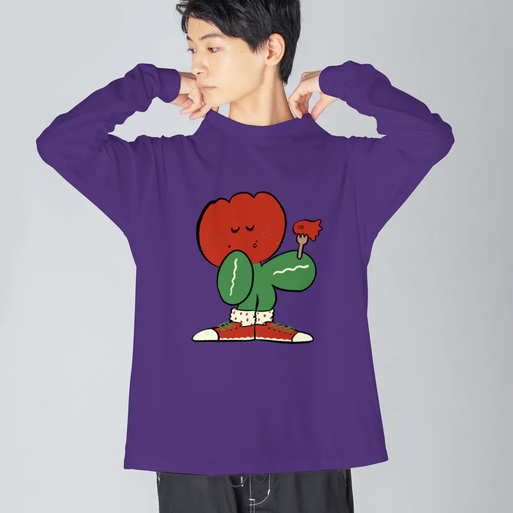 愉快レトロ雑貨屋★39太郎の🌷お眠なちうりぴ🌷 Big Long Sleeve T-Shirt