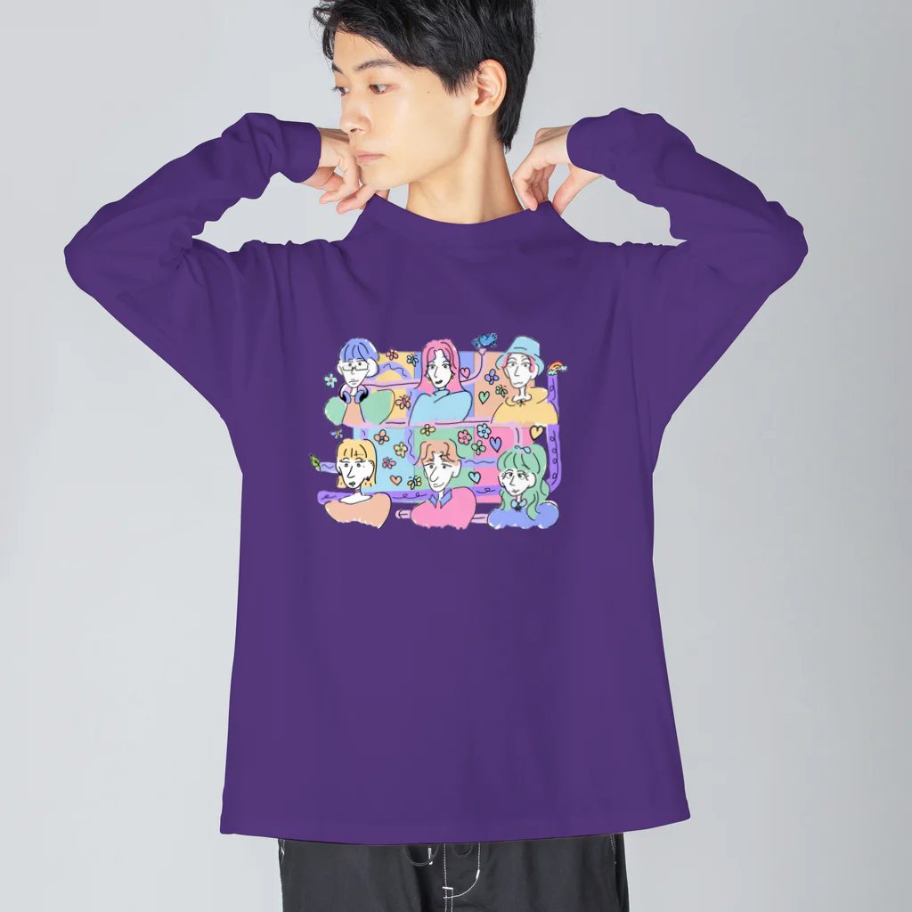 ヒポ©︎のSNS ビッグシルエットロングスリーブTシャツ