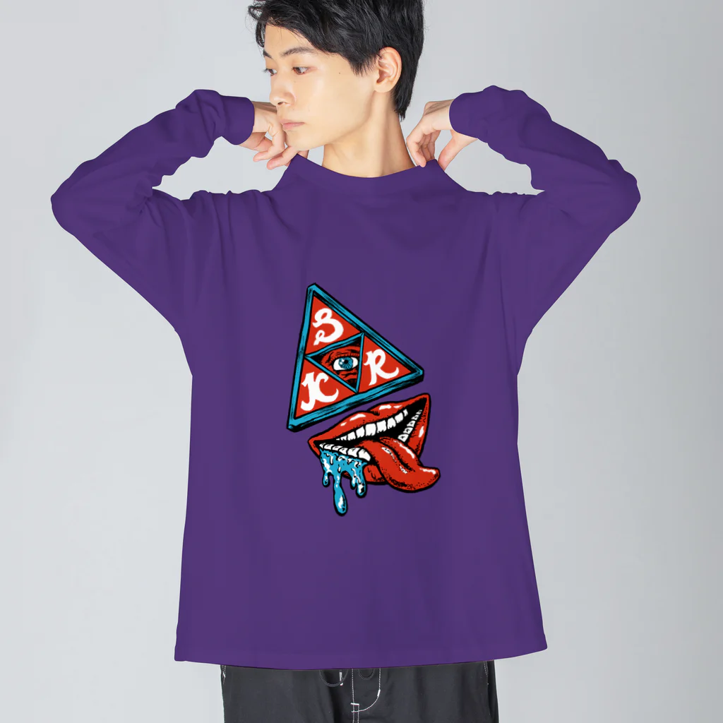 Snow King Ramping officialのTriangle man トップス ビッグシルエットロングスリーブTシャツ