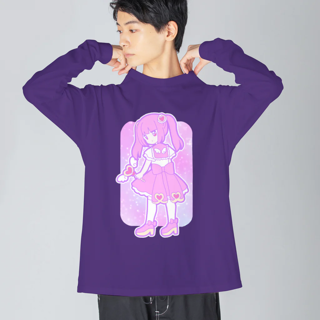 かわいいもののおみせ　いそぎんちゃくのゆめかわ魔法少女ちゃん Big Long Sleeve T-Shirt