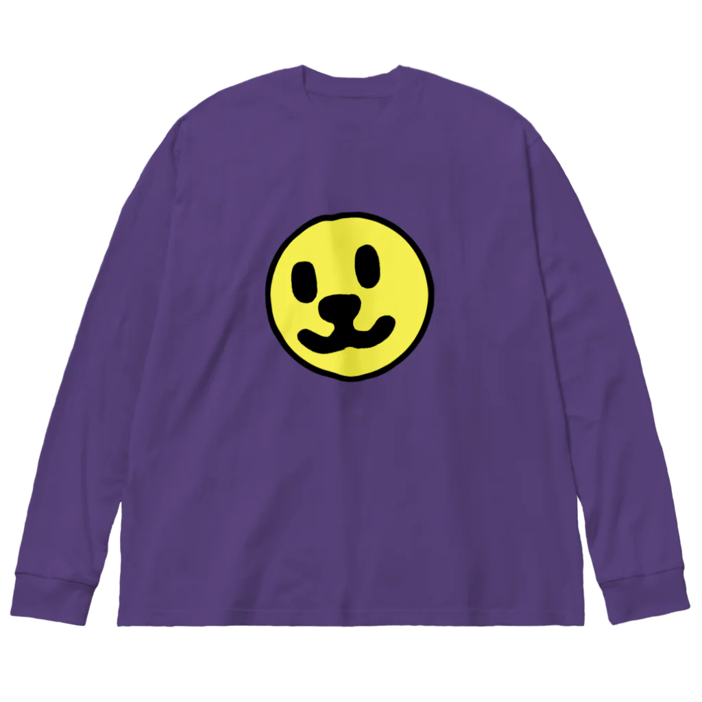 週刊少年ライジングサンズのSmile Face Big Long Sleeve T-Shirt