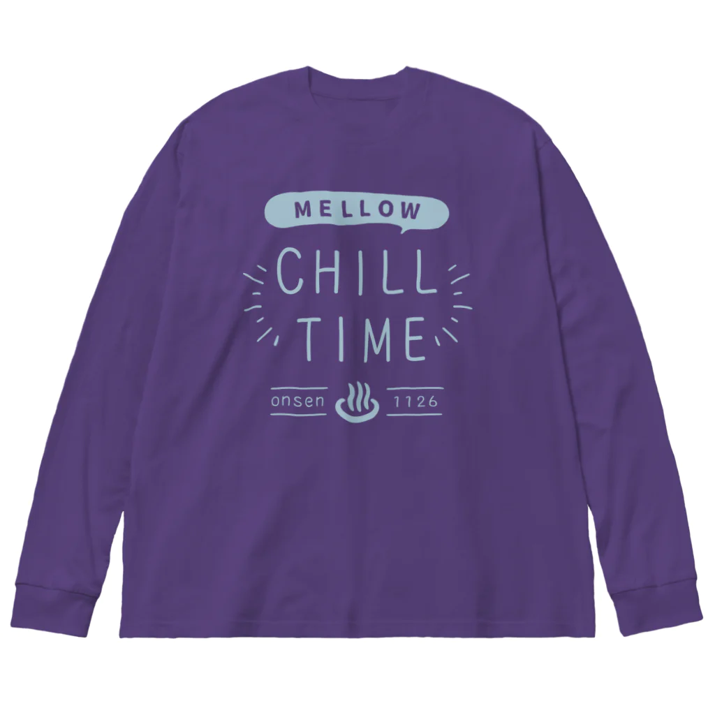 温泉グッズ@ブーさんとキリンの生活のCHILL TIME Big Long Sleeve T-Shirt