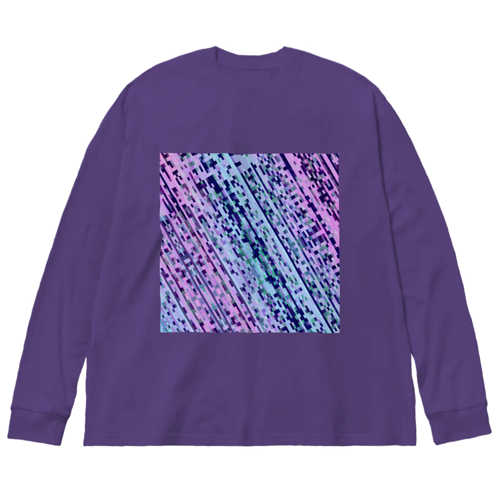 水草の梅雨の雨風 Big Long Sleeve T-Shirt