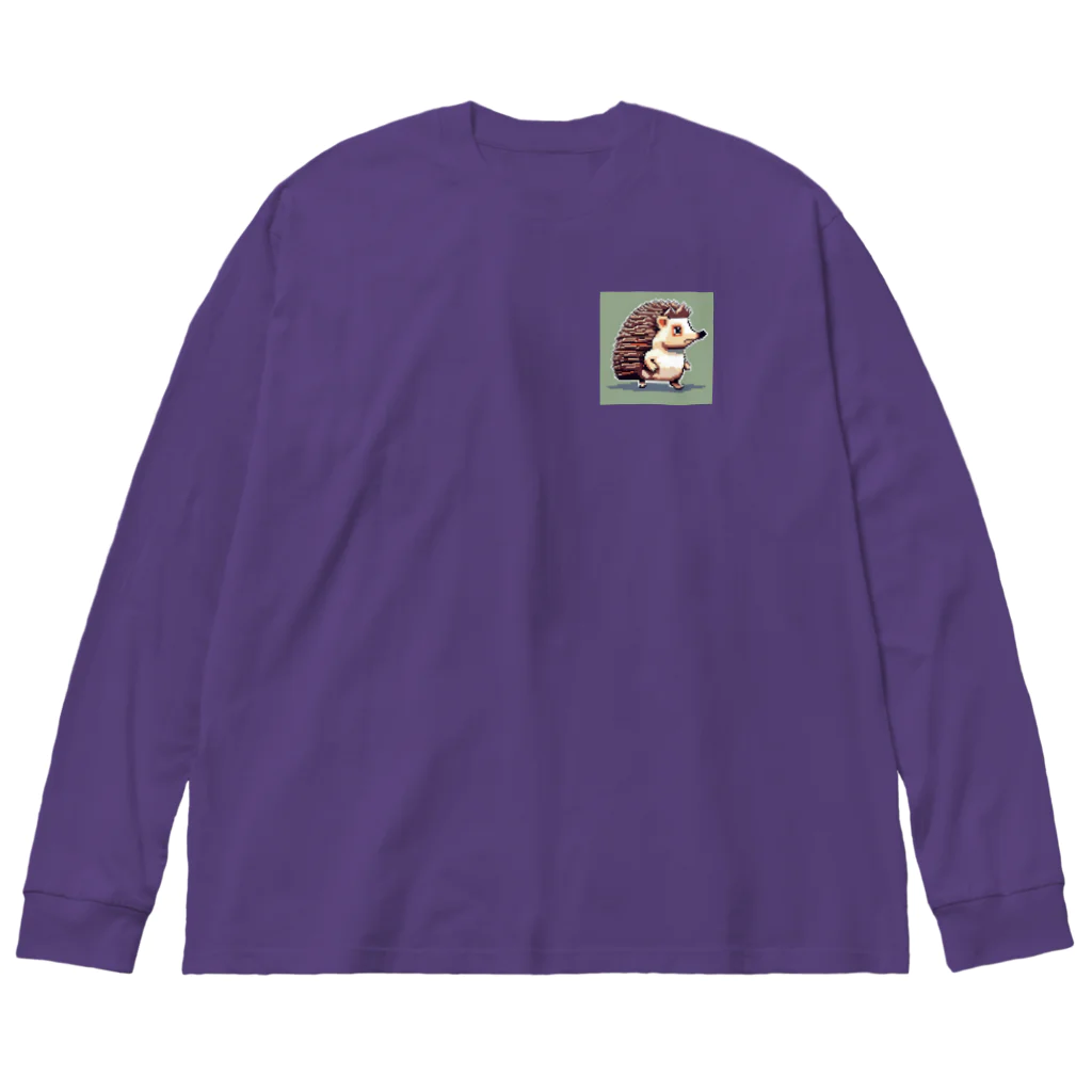 yu-tata-yuのアゲ上げ！DJハリネズミくん Big Long Sleeve T-Shirt