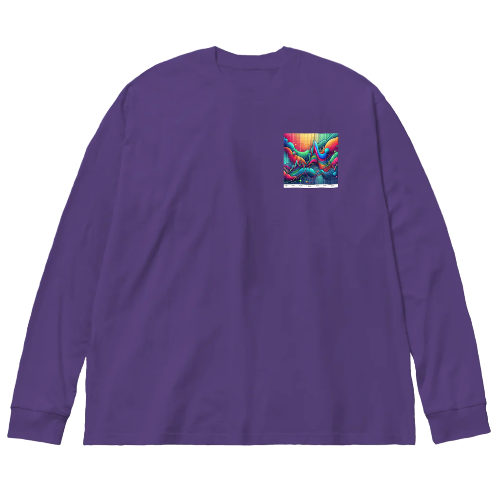 koyayubiのボリンジャーバンド Big Long Sleeve T-Shirt