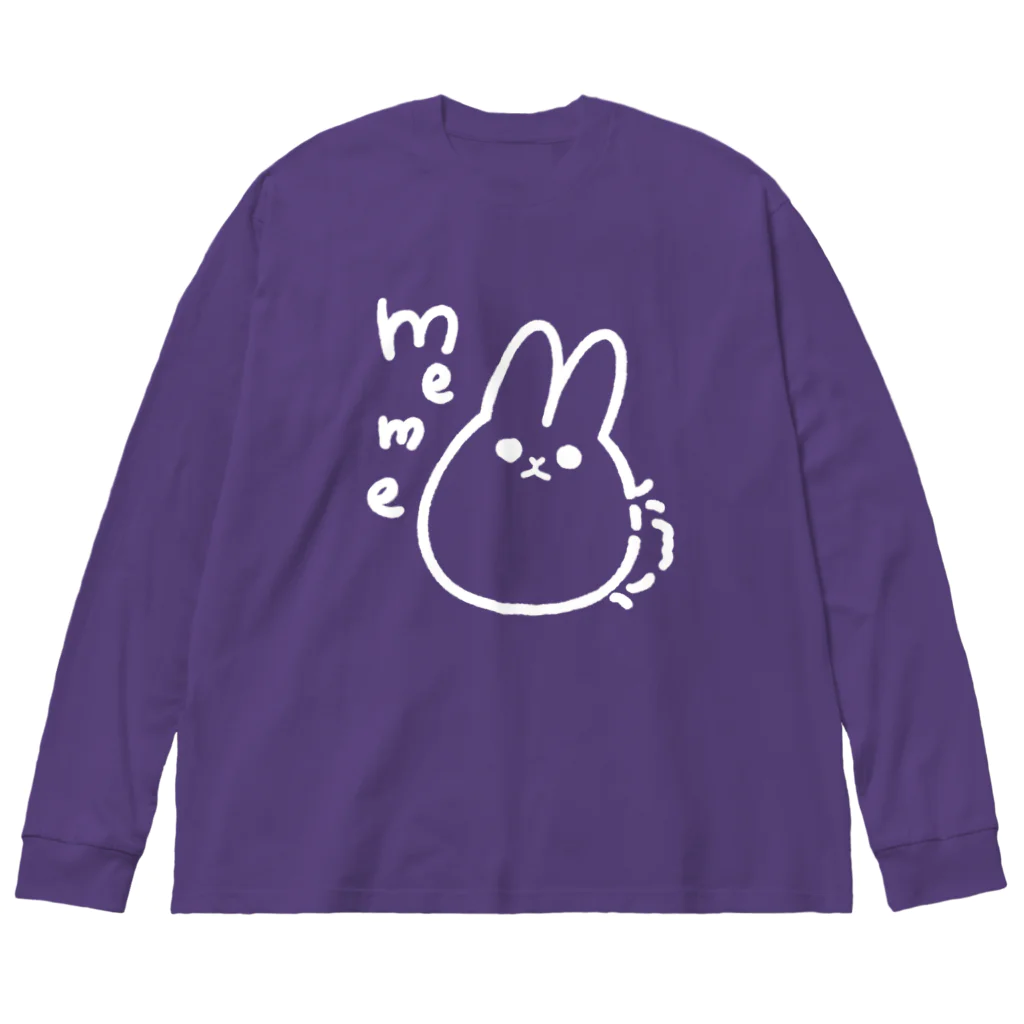 nagiのうさぎのmeme ビッグシルエットロングスリーブTシャツ